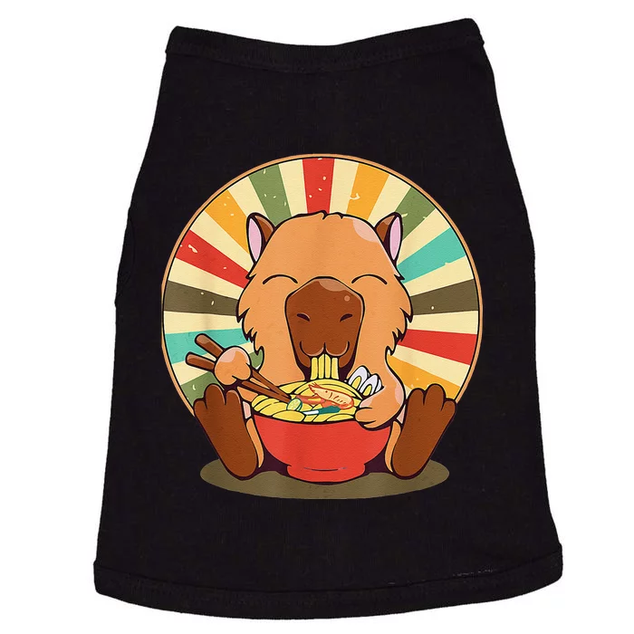 Cute Capybara Eating Ra Funny Animal Anime Manga Doggie Tank