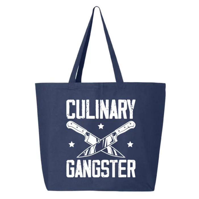 Cooks Cooking Enthusiasts Chefs Sous Chefs Culinary Gangster Gift 25L Jumbo Tote