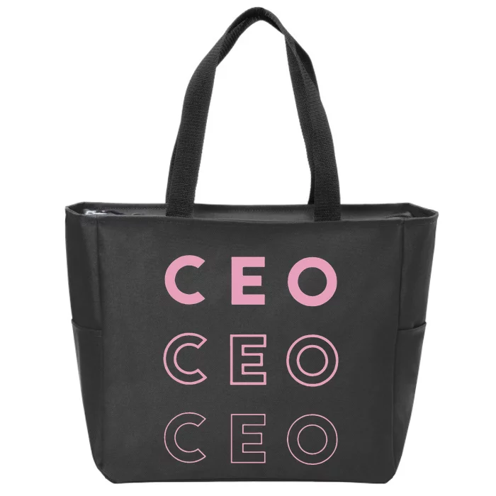 CEO Zip Tote Bag