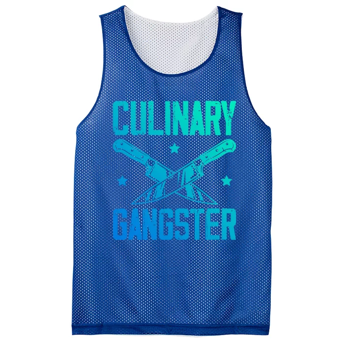 Cooks Cooking Enthusiasts Chefs Sous Chefs Culinary Gangster Cute Gift Mesh Reversible Basketball Jersey Tank