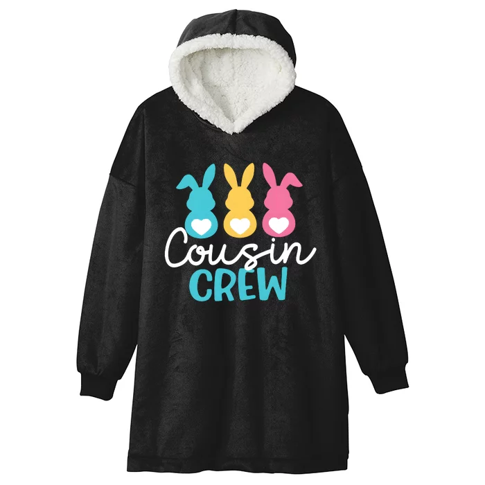 Cousin Crew Easter Day Easter Family Hooded Wearable Blanket