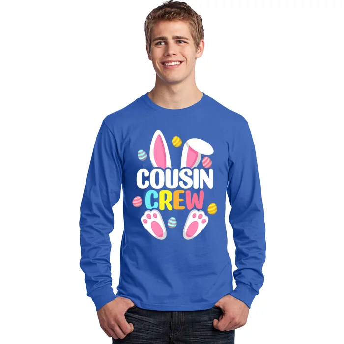 Cousin Crew Easter Bunny Family Matching Cute Gift Long Sleeve Shirt