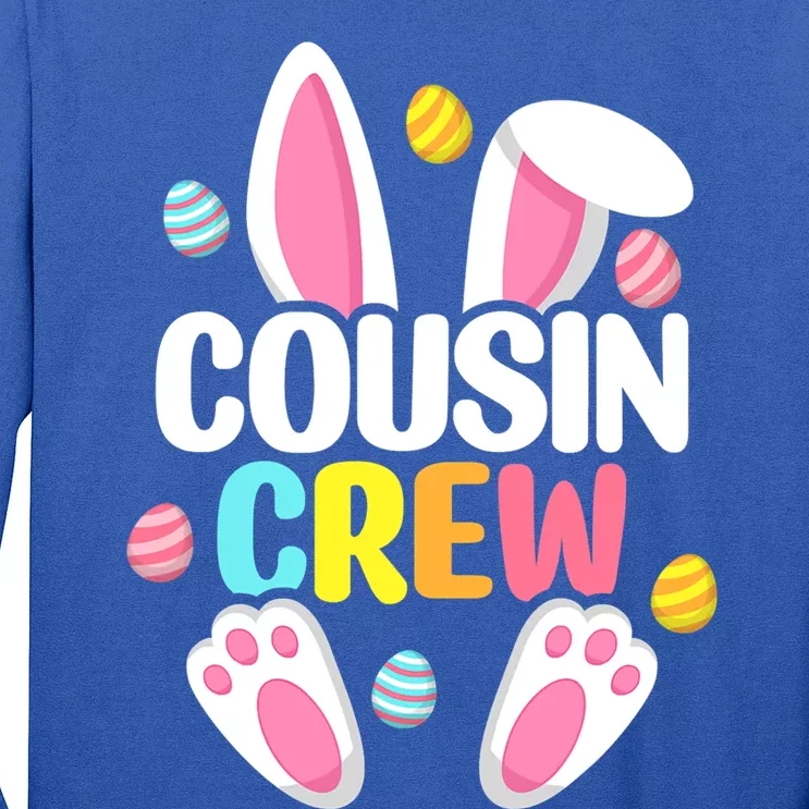 Cousin Crew Easter Bunny Family Matching Cute Gift Long Sleeve Shirt