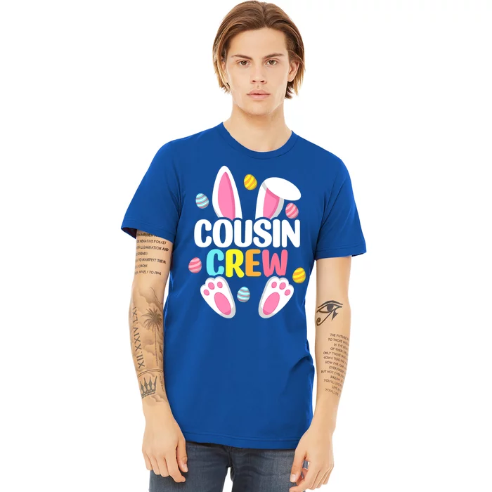 Cousin Crew Easter Bunny Family Matching Cute Gift Premium T-Shirt