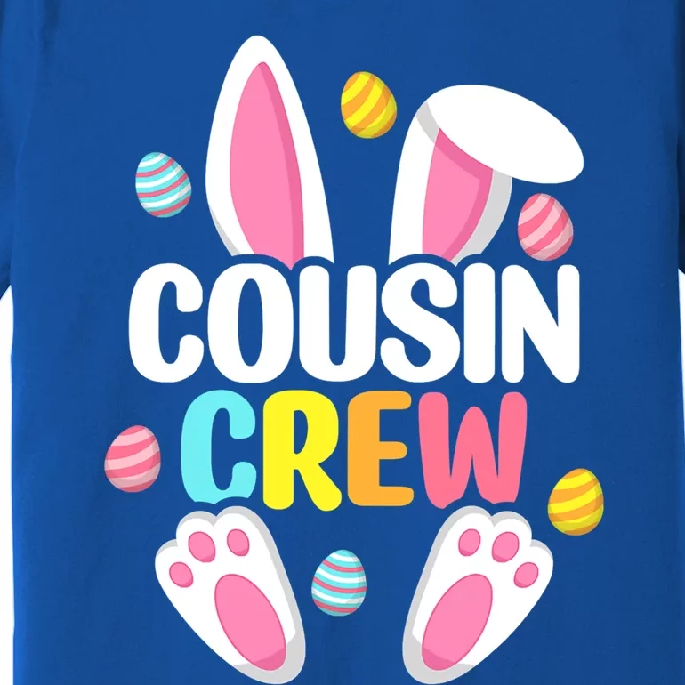 Cousin Crew Easter Bunny Family Matching Cute Gift Premium T-Shirt