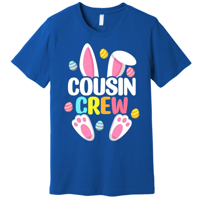 Cousin Crew Easter Bunny Family Matching Cute Gift Premium T-Shirt