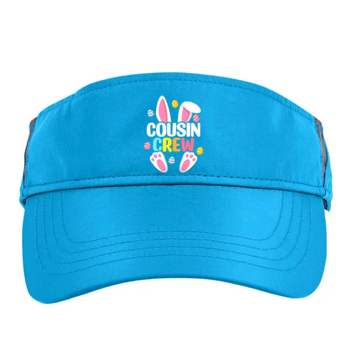 Cousin Crew Easter Bunny Family Matching Cute Gift Adult Drive Performance Visor