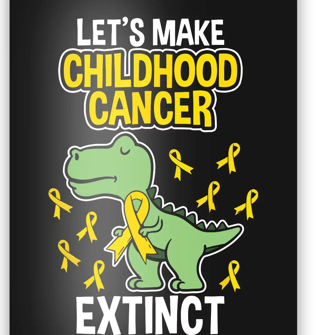 Childhood Cancer Extinct Dinosaur Dino Pediatrician Pedia Poster