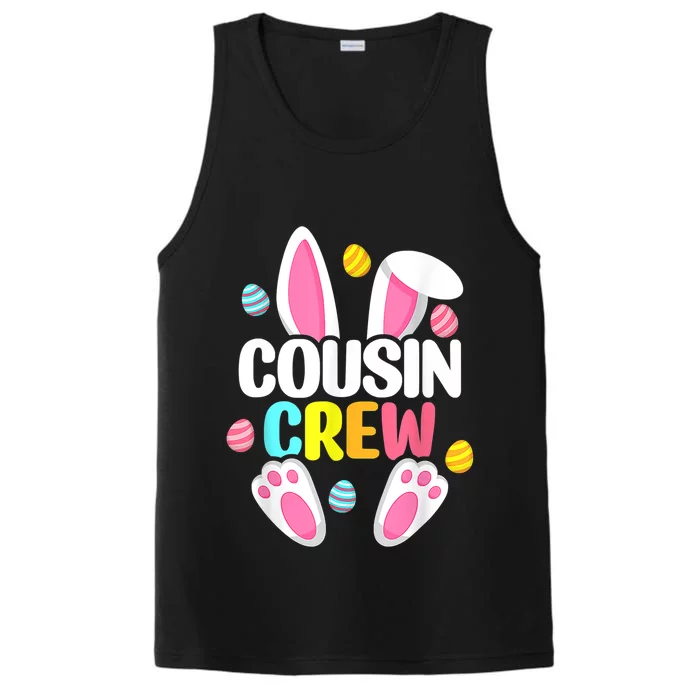 Cousin Crew Easter Bunny Happy Easte Family Matching Cool Gift Performance Tank