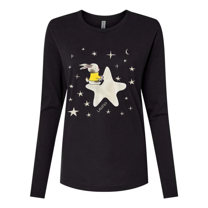 Celestial Womens Cotton Relaxed Long Sleeve T-Shirt