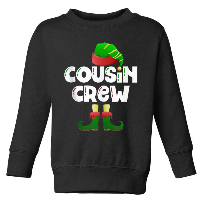 Cousin Crew Elf Cousin Best Cousin Christmas Elf Crew Tank Top Toddler Sweatshirt