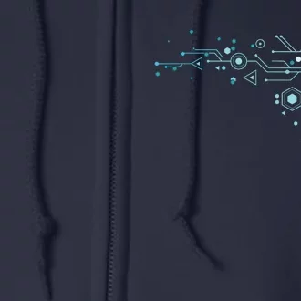 Computer Circuit Engineer Gifts Computer Nerd Full Zip Hoodie