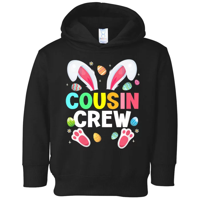 Cousin Crew Easter Bunny Family Matching Toddler Hoodie