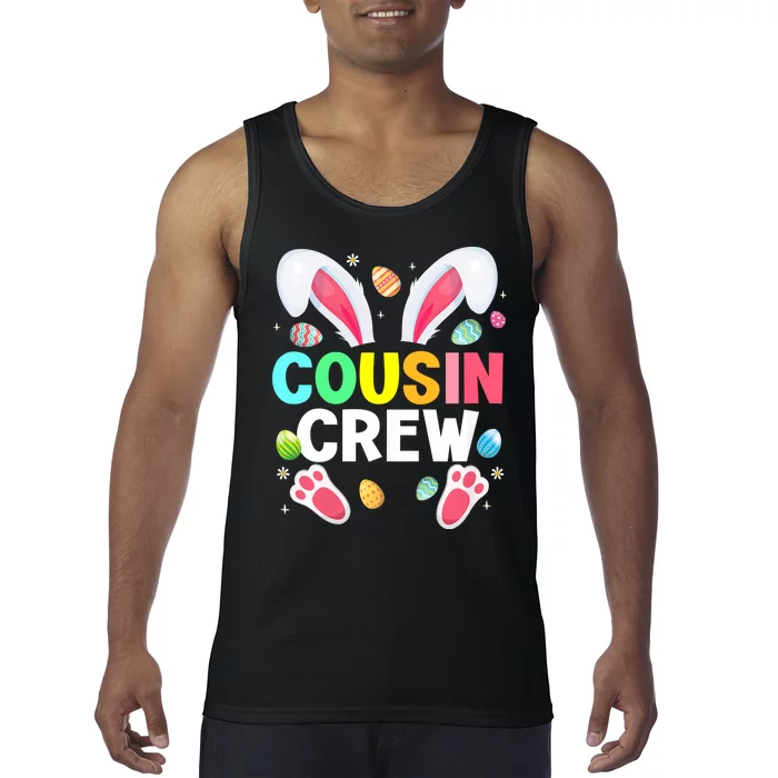 Cousin Crew Easter Bunny Family Matching Tank Top