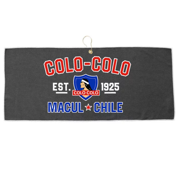 Club Colocolo Est. 1925 Macul Chile Large Microfiber Waffle Golf Towel