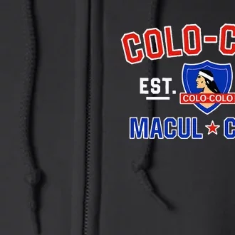 Club Colocolo Est. 1925 Macul Chile Full Zip Hoodie