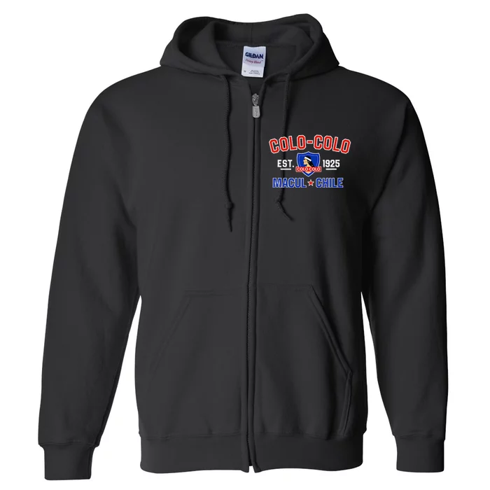 Club Colocolo Est. 1925 Macul Chile Full Zip Hoodie