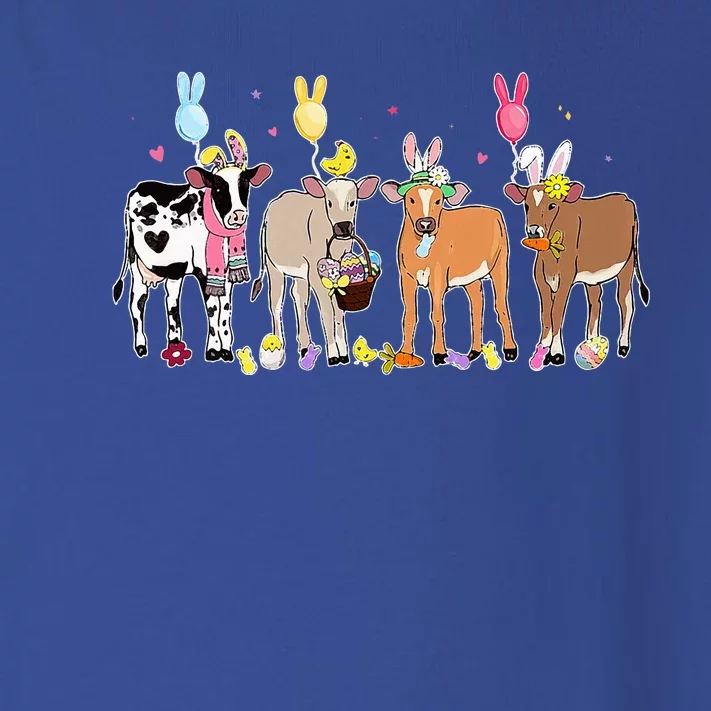 Cute Cow Easter Day Farm Animals Toddler Long Sleeve Shirt