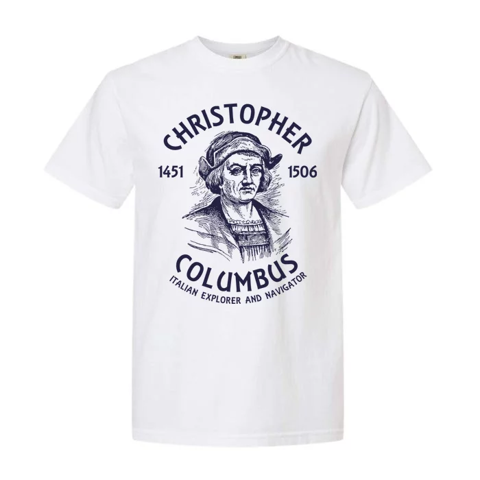 Christopher Columbus Explorer Garment-Dyed Heavyweight T-Shirt