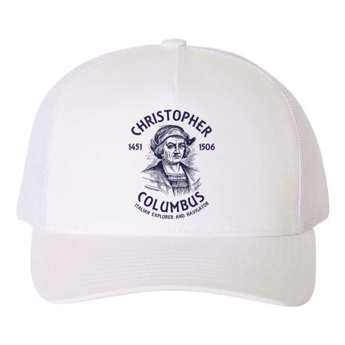 Christopher Columbus Explorer Yupoong Adult 5-Panel Trucker Hat