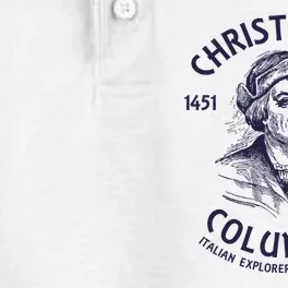 Christopher Columbus Explorer Dry Zone Grid Performance Polo