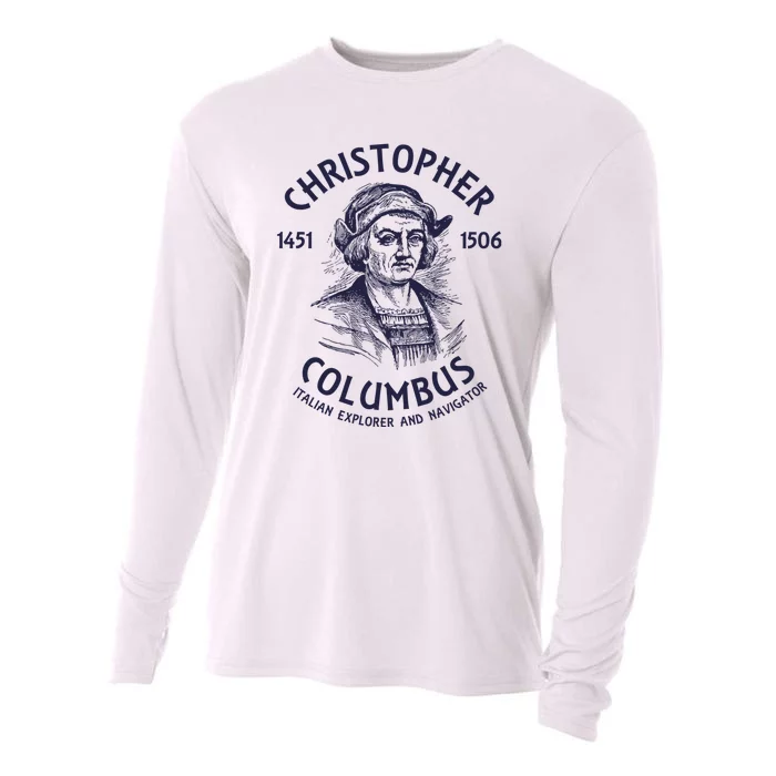 Christopher Columbus Explorer Cooling Performance Long Sleeve Crew