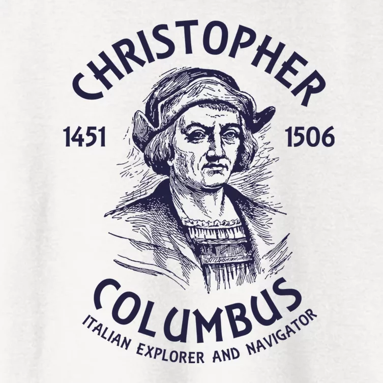 Christopher Columbus Explorer Women's Crop Top Tee