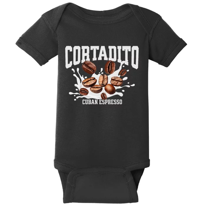 Cuban Coffee Espresso Cortadito Gift Baby Bodysuit