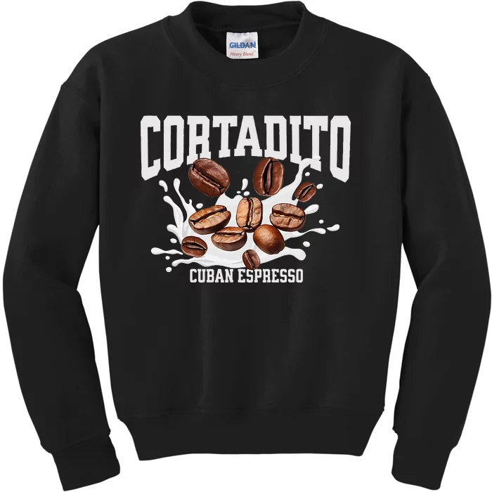 Cuban Coffee Espresso Cortadito Gift Kids Sweatshirt