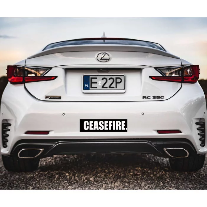 Ceasefire Bumper Sticker