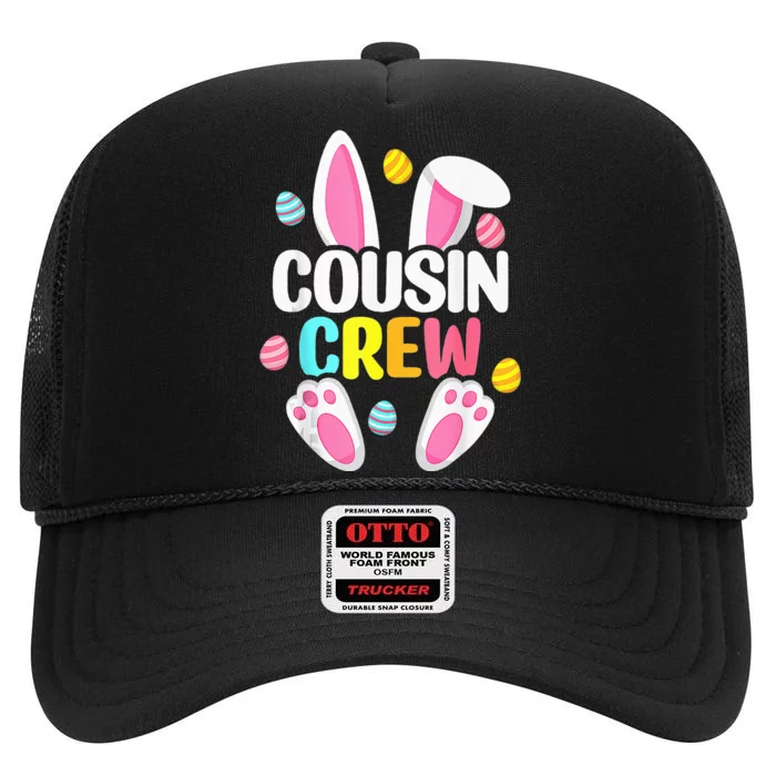 Cousin Crew Easter Bunny Family Matching High Crown Mesh Trucker Hat