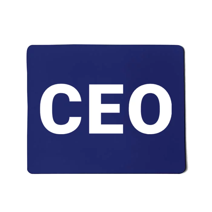 Ceo Chief Executive Officer Highest Ranking Executive Management Of Organization Mousepad