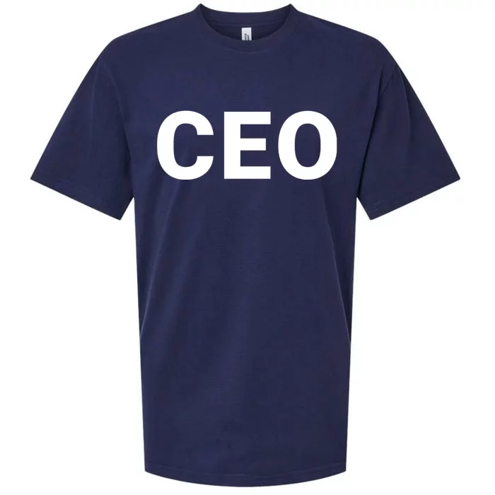 Ceo Chief Executive Officer Highest Ranking Executive Management Of Organization Sueded Cloud Jersey T-Shirt