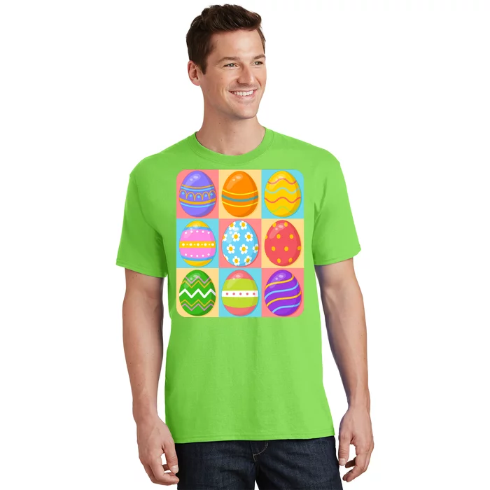 Cute Colorful Easter Egg Pop Art T-Shirt