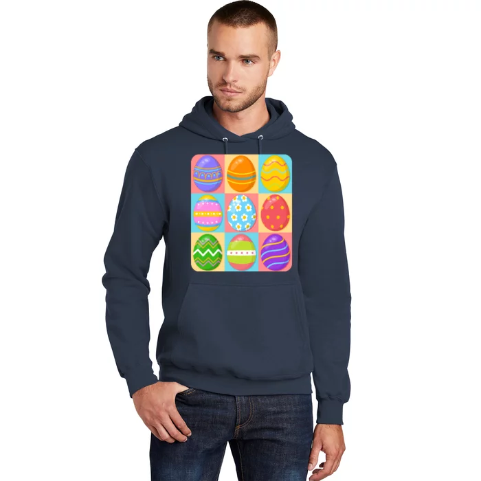 Cute Colorful Easter Egg Pop Art Hoodie