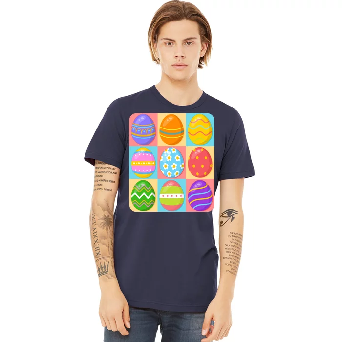 Cute Colorful Easter Egg Pop Art Premium T-Shirt