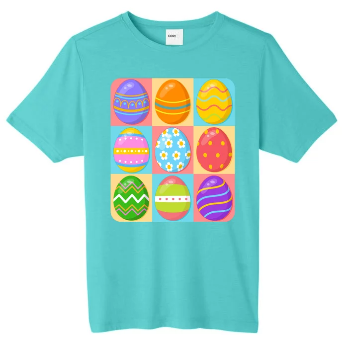 Cute Colorful Easter Egg Pop Art ChromaSoft Performance T-Shirt