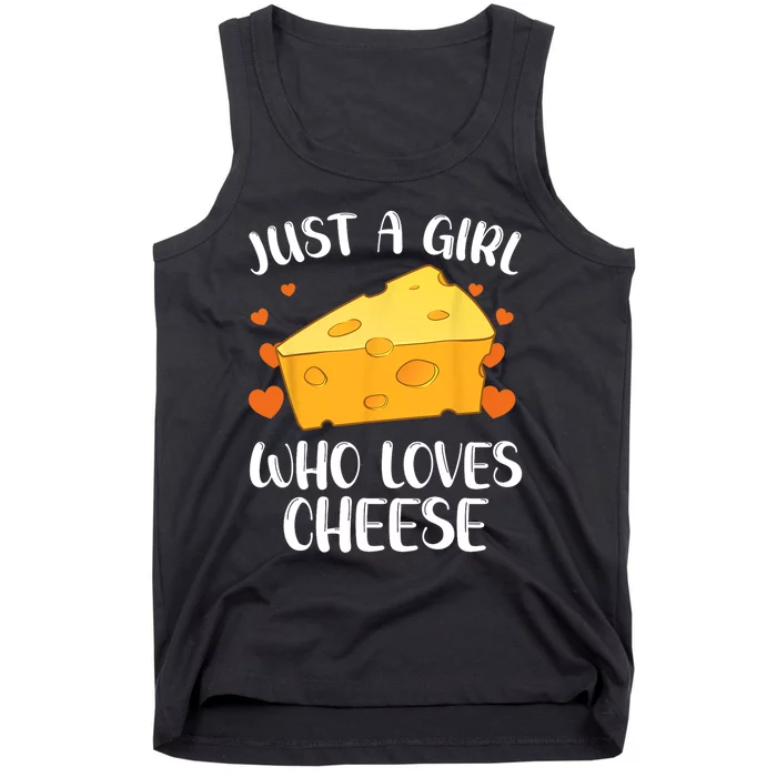 Cool Cheese For Girls Women Cheese Lovers Cottage Mozzarella Tank Top