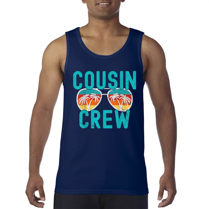 Cousin Crew Family Vacation Summer Vacation Beach Sunglasses Tank Top