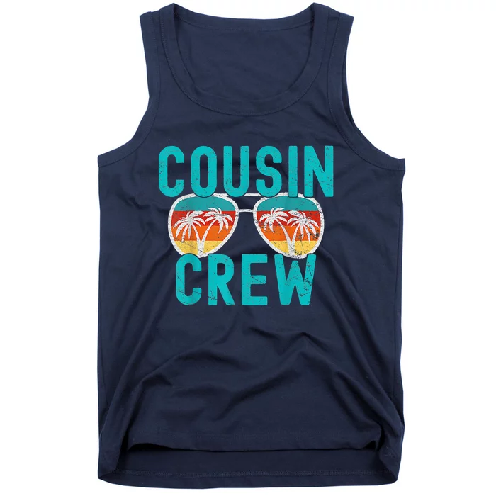 Cousin Crew Family Vacation Summer Vacation Beach Sunglasses Tank Top