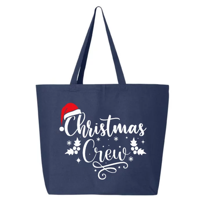 Christmas Crew Family Group Matching Christmas Pajama Party 25L Jumbo Tote