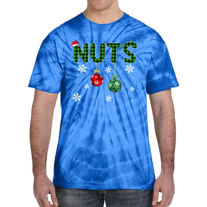 Chestnuts Christmas Funny Matching Couples Xmas Nuts Gift Tie-Dye T-Shirt