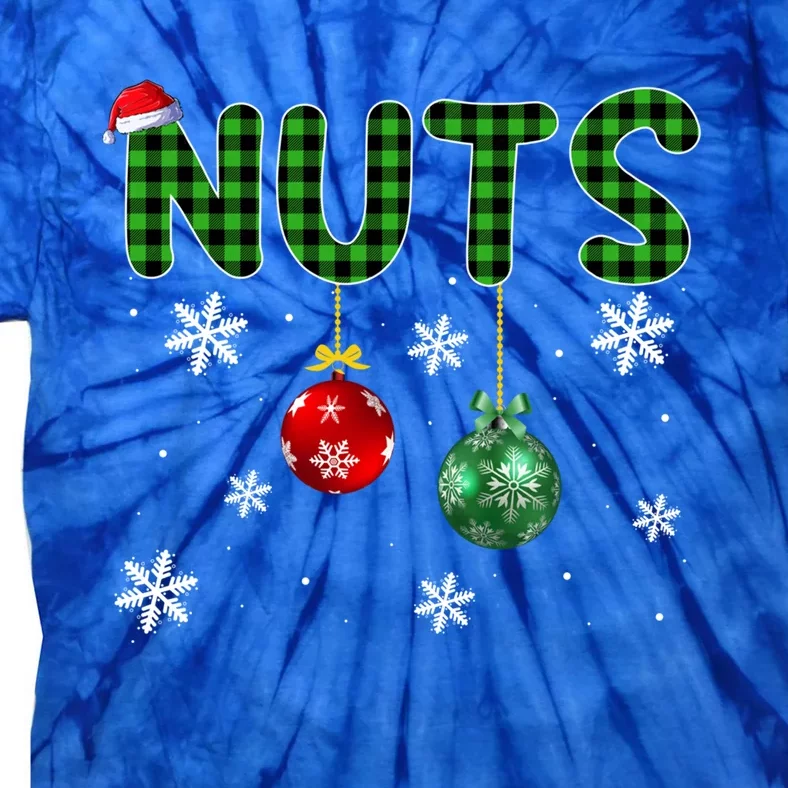 Chestnuts Christmas Funny Matching Couples Xmas Nuts Gift Tie-Dye T-Shirt