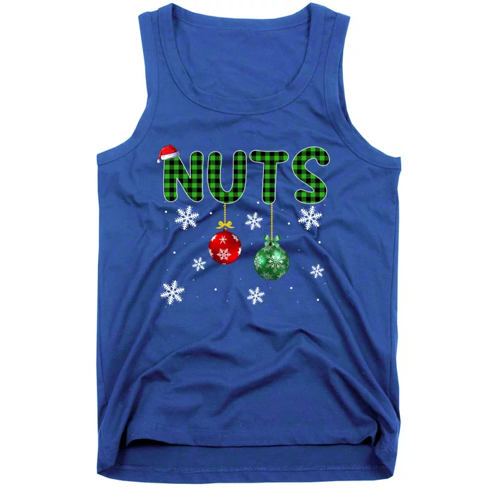 Chestnuts Christmas Funny Matching Couples Xmas Nuts Gift Tank Top