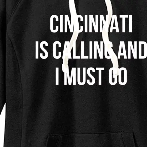 Cincinnati City Funny Cincinnati Women's Fleece Hoodie