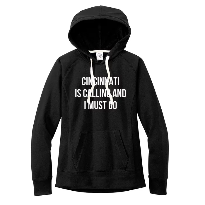 Cincinnati City Funny Cincinnati Women's Fleece Hoodie