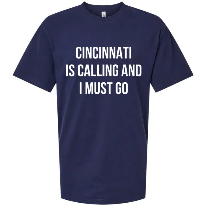 Cincinnati City Funny Cincinnati Sueded Cloud Jersey T-Shirt