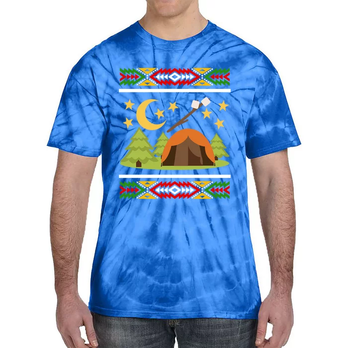 Christmas Camper Funny Humorous Funny Holiday Family Gift Tie-Dye T-Shirt