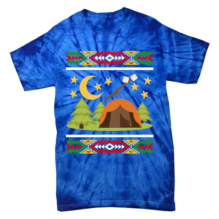 Christmas Camper Funny Humorous Funny Holiday Family Gift Tie-Dye T-Shirt