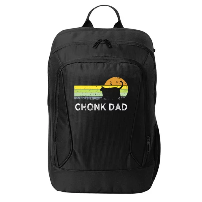 Chonk Cat Funny Cat Dad Meme Fluffiest Kitty City Backpack